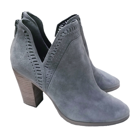 Vince Camuto Shoes - Vince Camuto Fileana Split Shaft Suede Booties